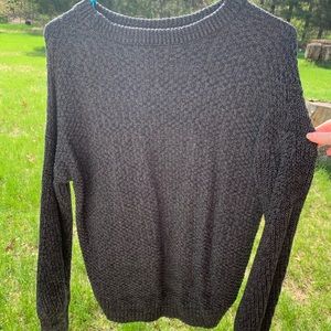 Grey Knit Sweater - XS